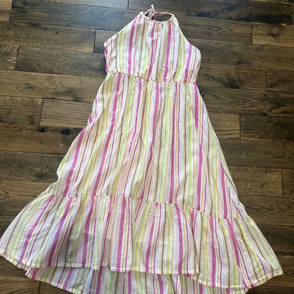 Old Navy Multicolor Striped Kids Dress